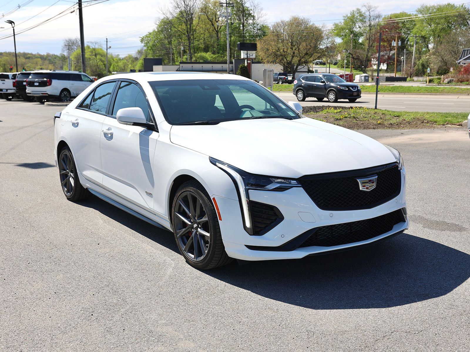 Photo view of 2024 Cadillac CT4-V in White