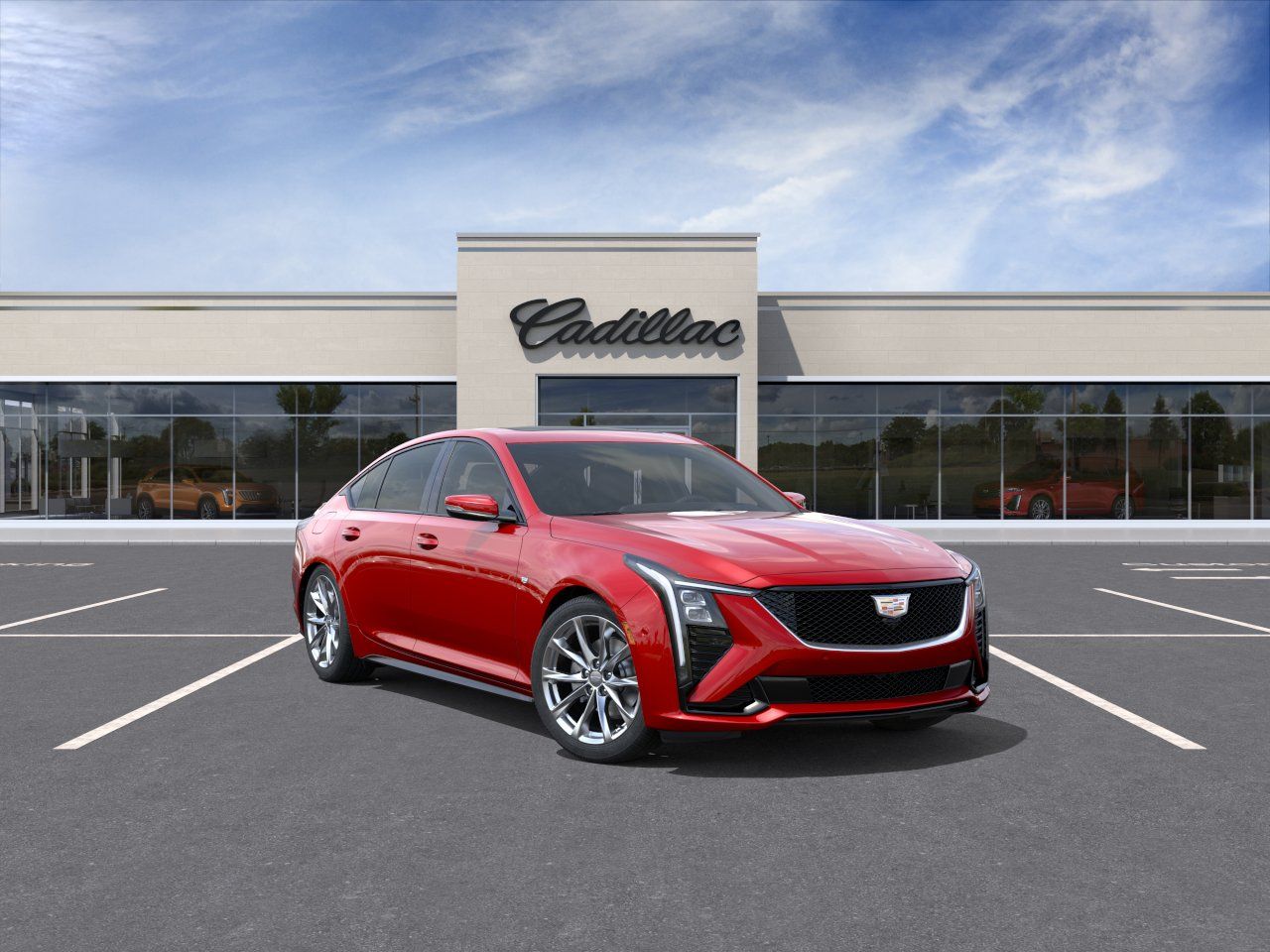 Photo view of 2026 Cadillac CT5 in Red