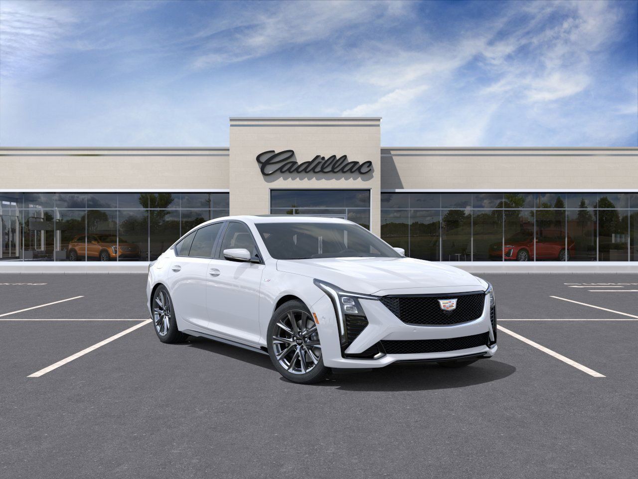 Photo view of 2026 Cadillac CT5-V in White