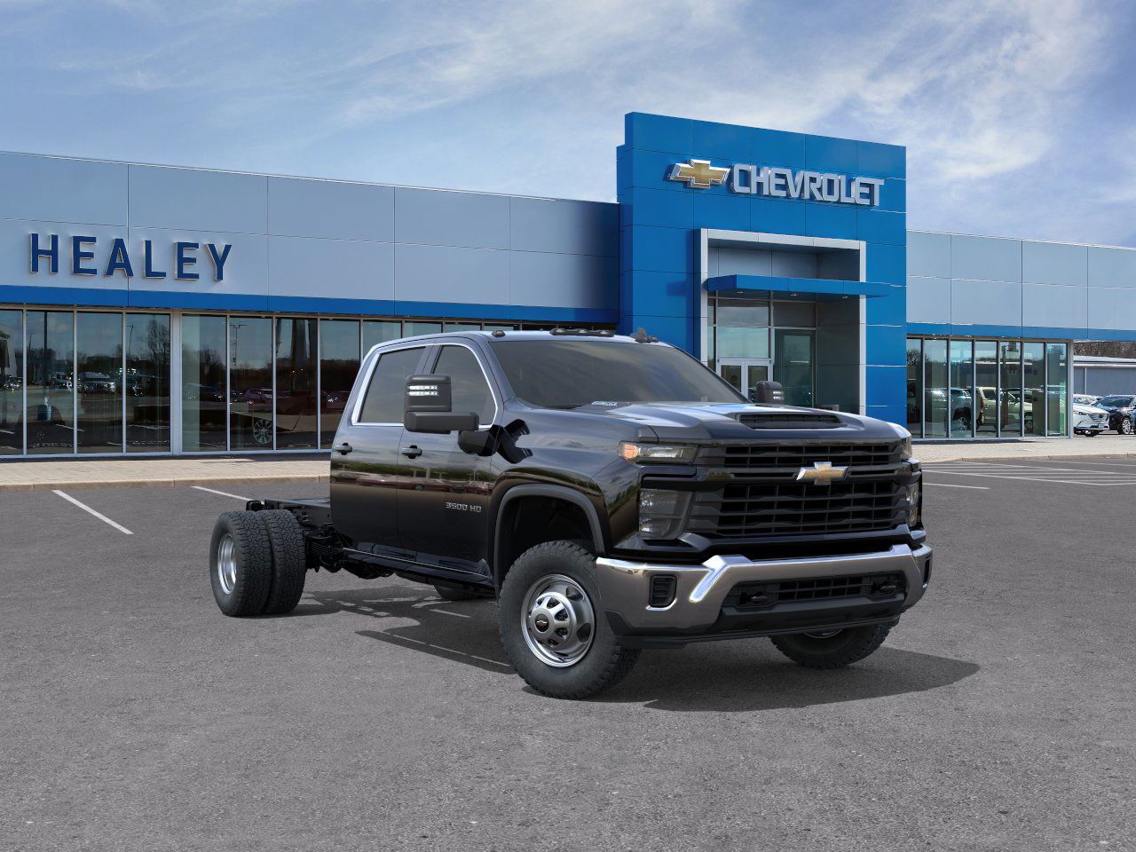 Photo view of 2026 Chevrolet Silverado 3500HD CC in Black