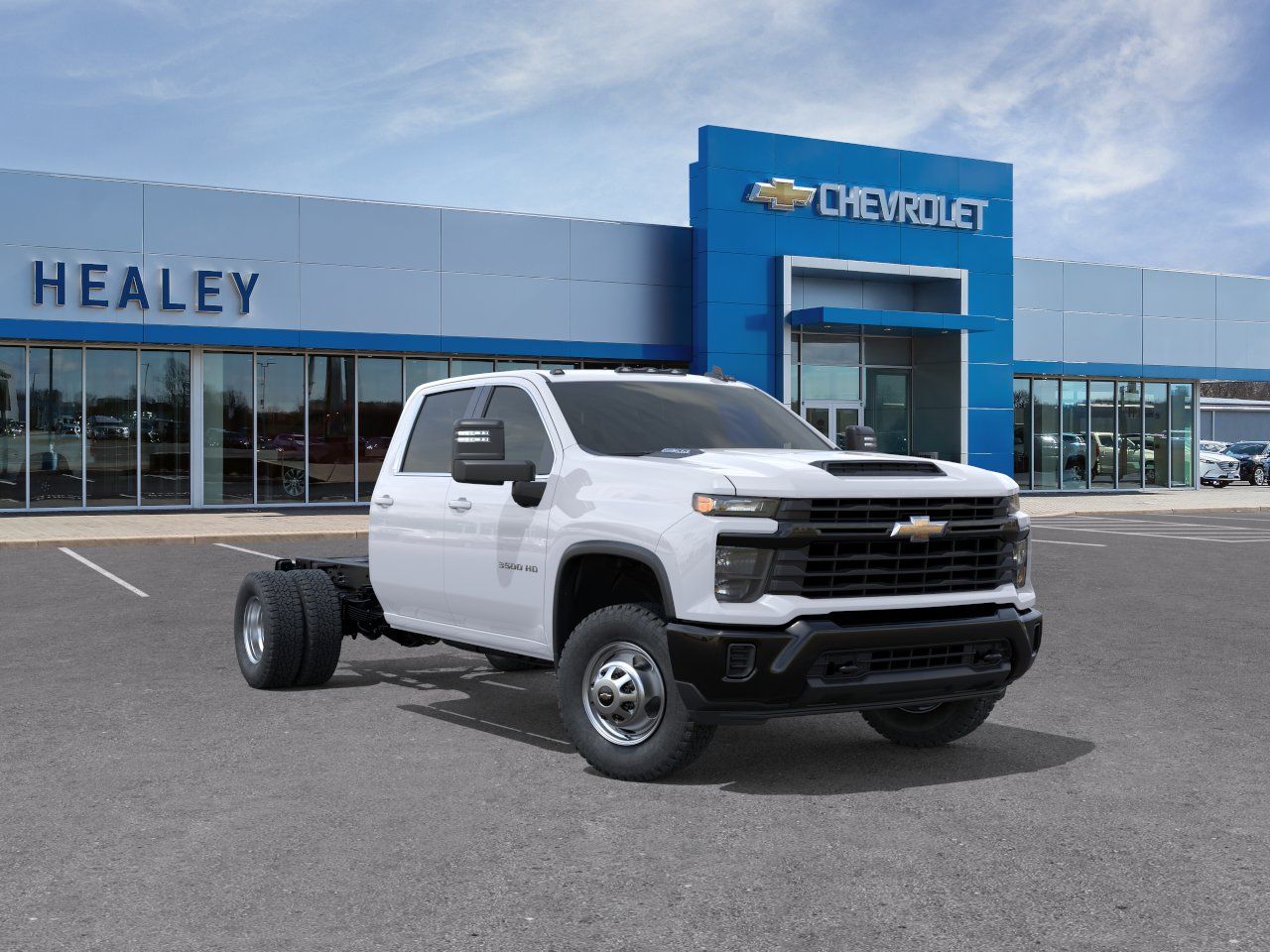 Photo view of 2026 Chevrolet Silverado 3500HD CC in White