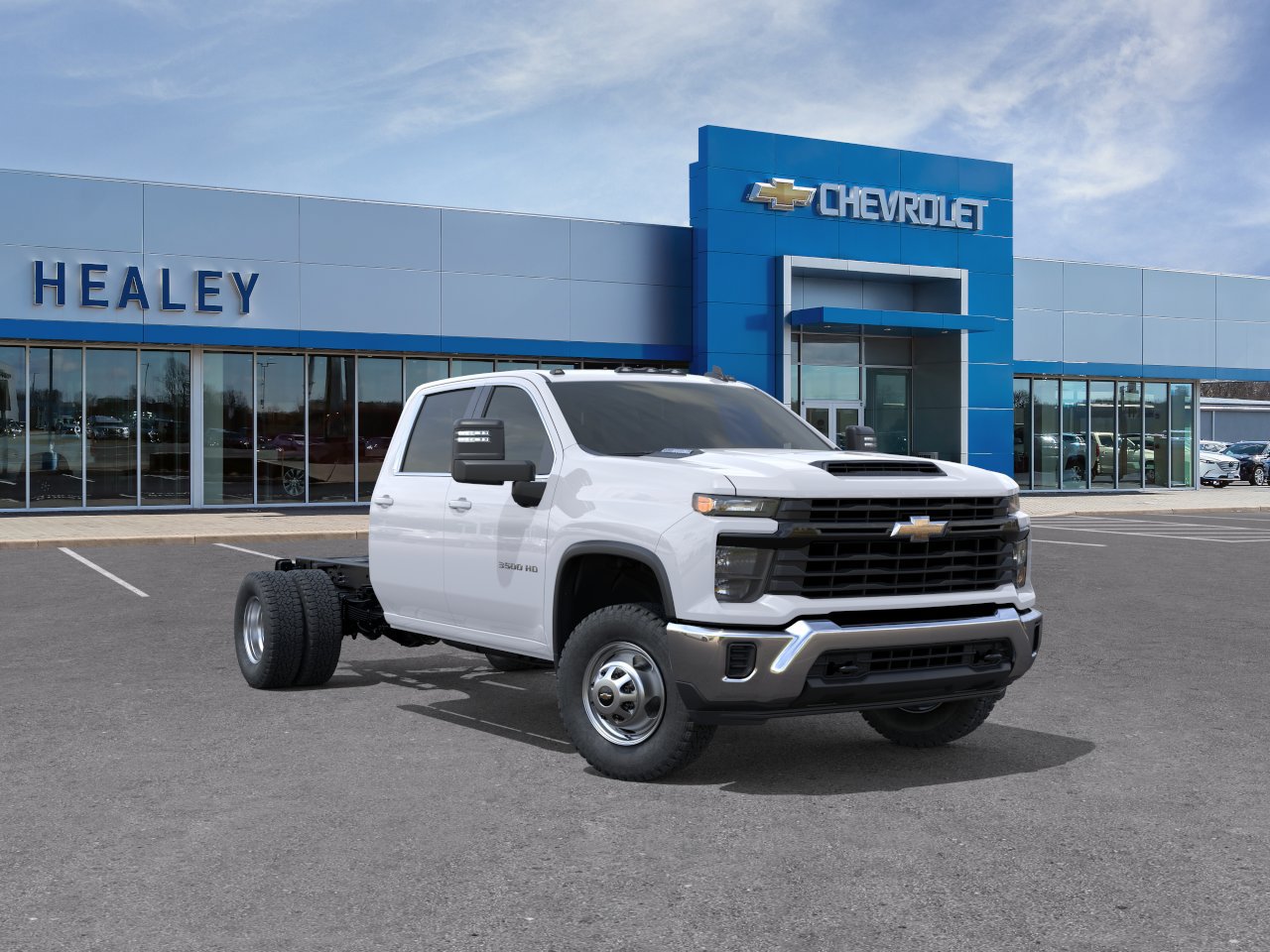 Photo view of 2026 Chevrolet Silverado 3500HD CC in White