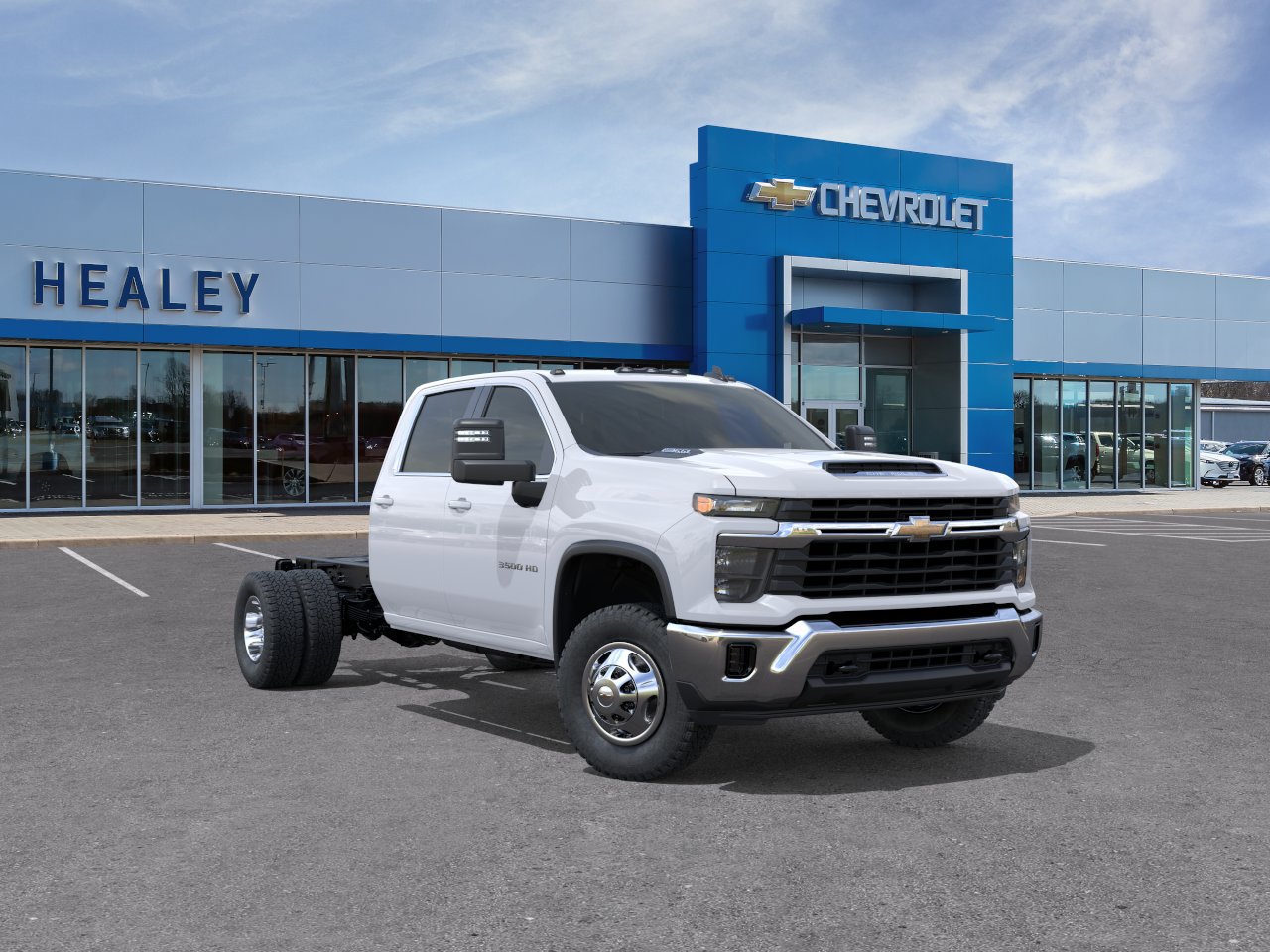 Photo view of 2026 Chevrolet Silverado 3500HD CC in White