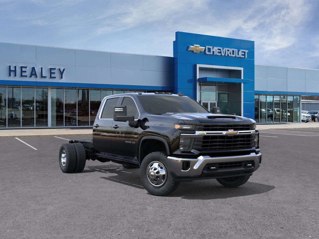Photo view of 2026 Chevrolet Silverado 3500HD CC in Black