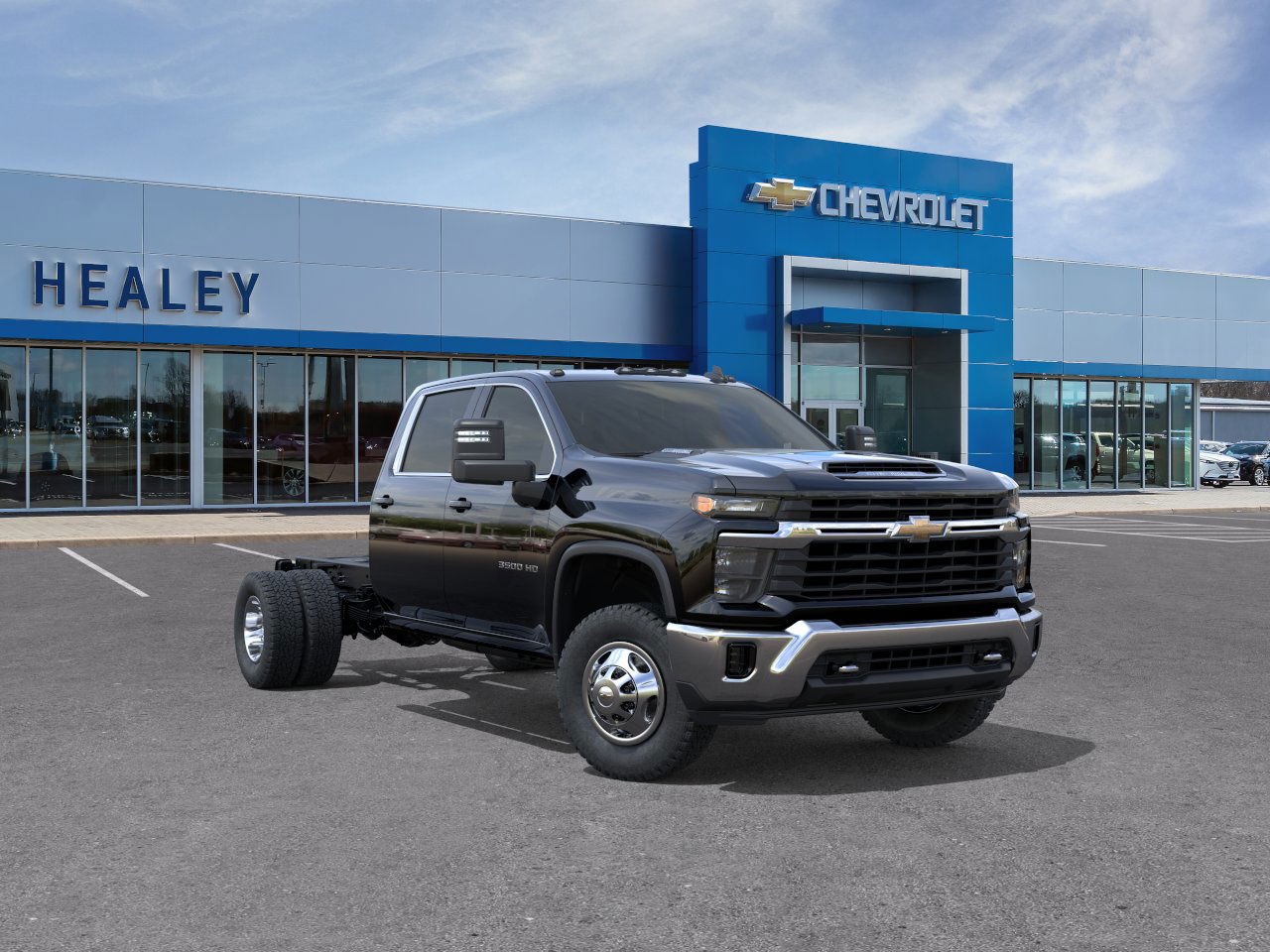 Photo view of 2026 Chevrolet Silverado 3500HD CC in Black