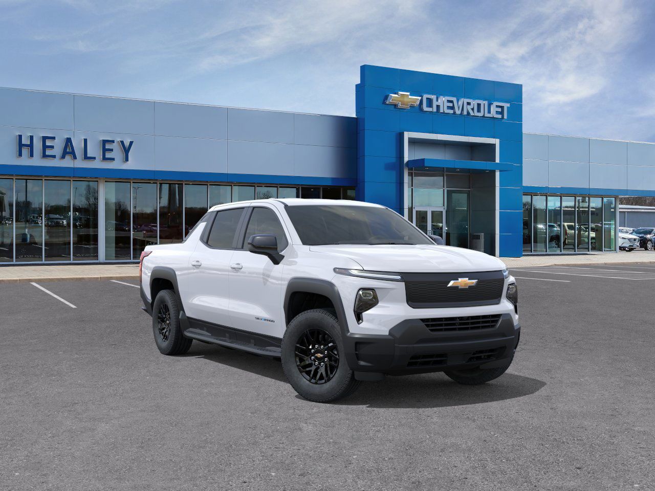 Photo view of 2026 Chevrolet Silverado EV in White