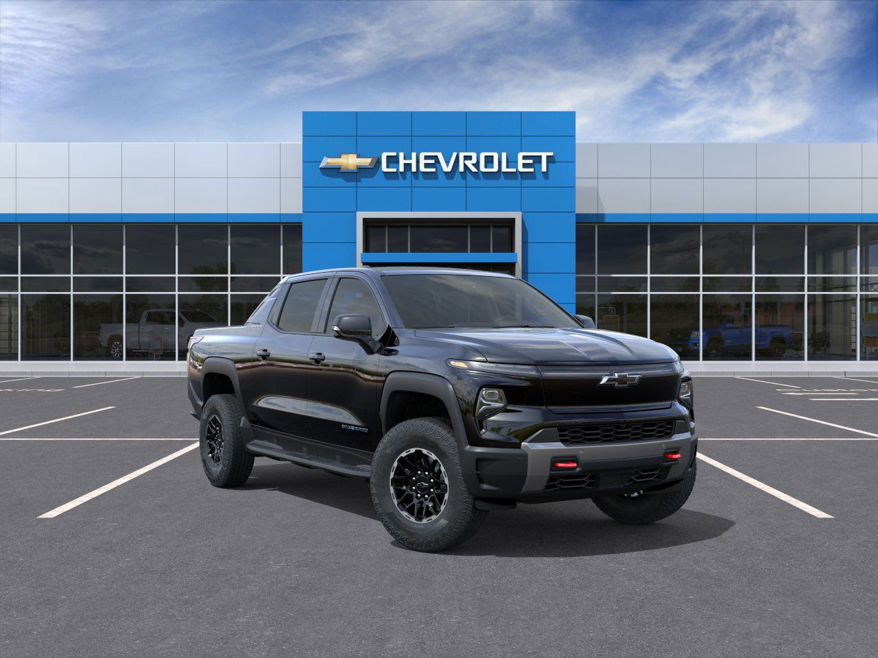 Photo view of 2026 Chevrolet Silverado EV in Black