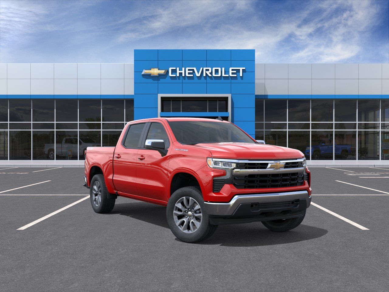 Photo view of 2026 Chevrolet Silverado 1500 in Red