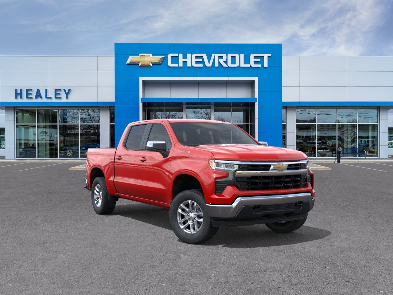 Photo view of 2026 Chevrolet Silverado 1500 in Red