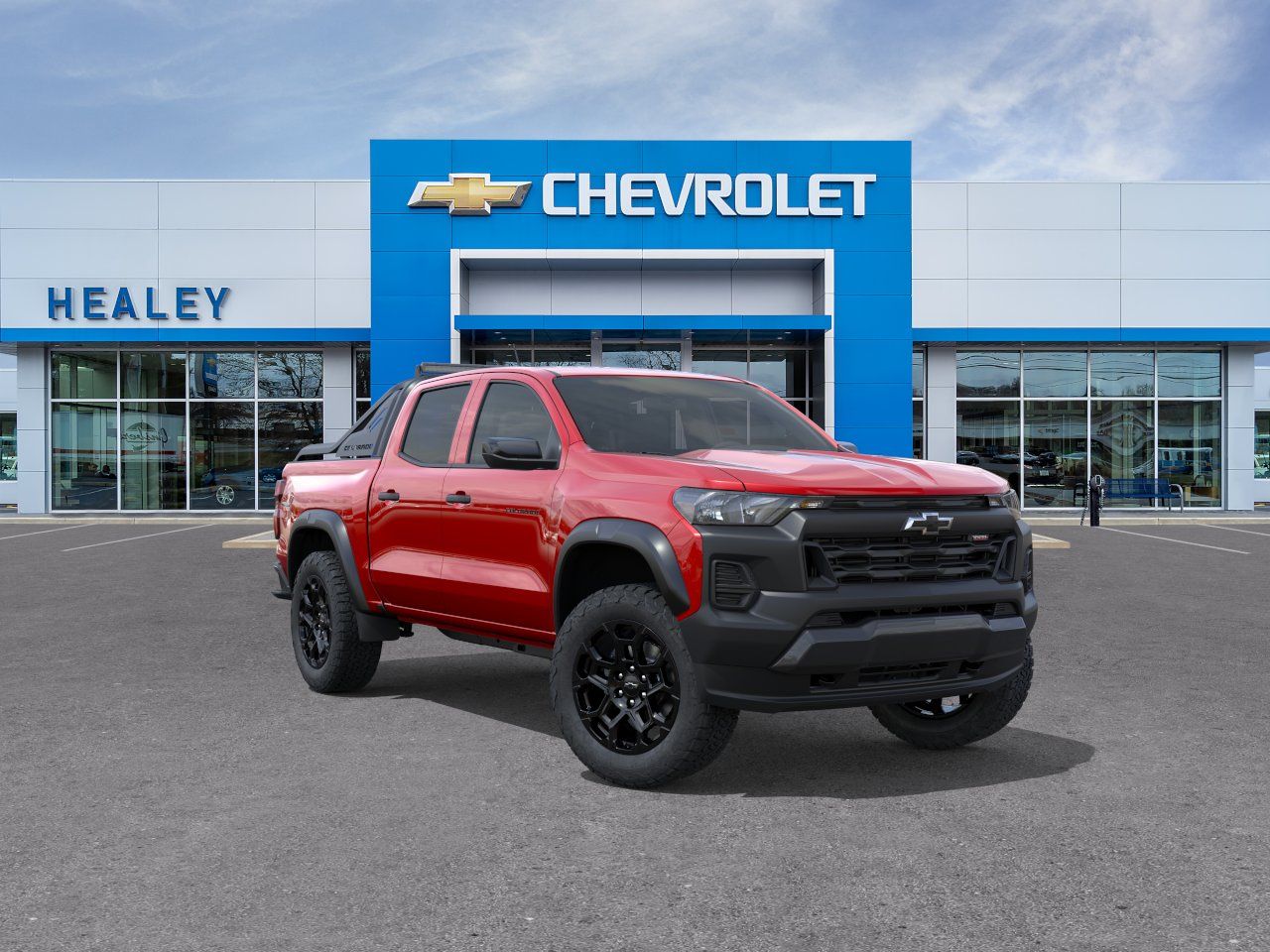 Photo view of 2026 Chevrolet Colorado in Red
