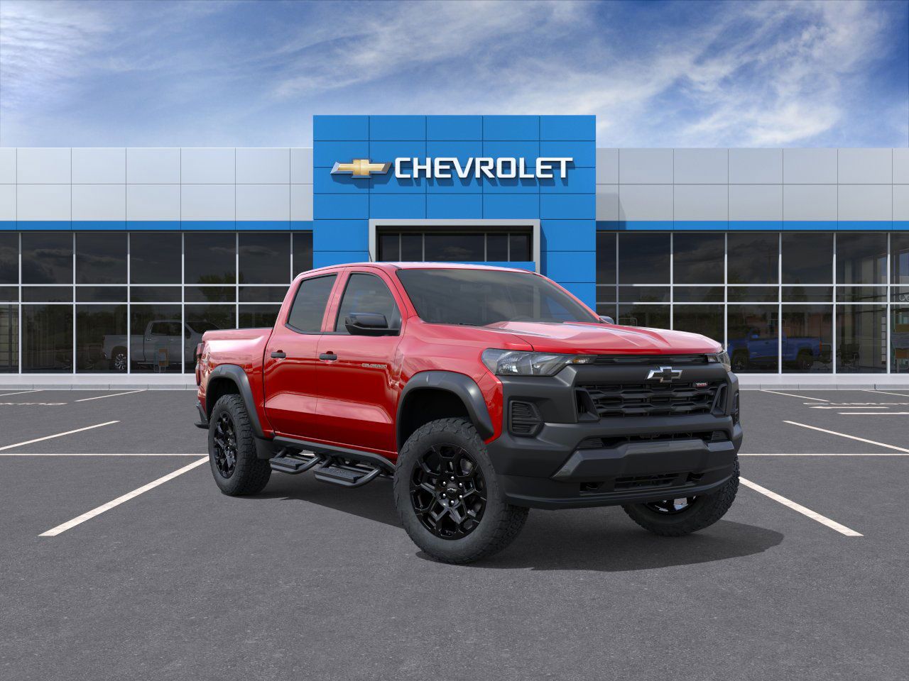 Photo view of 2026 Chevrolet Colorado in Red