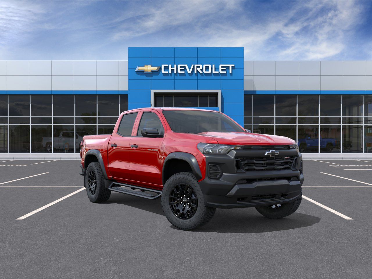 Photo view of 2026 Chevrolet Colorado in Red