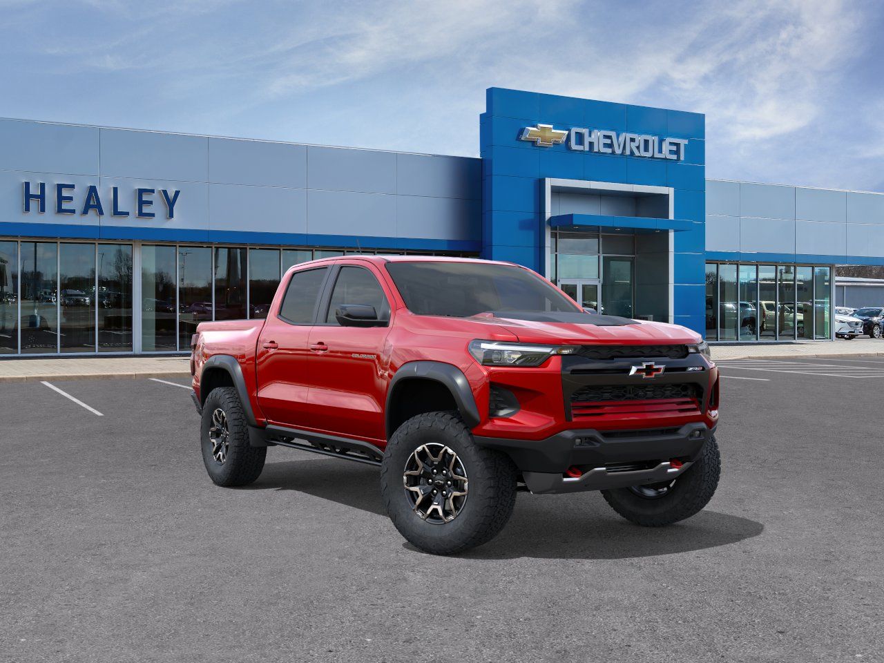 Photo view of 2026 Chevrolet Colorado in Red
