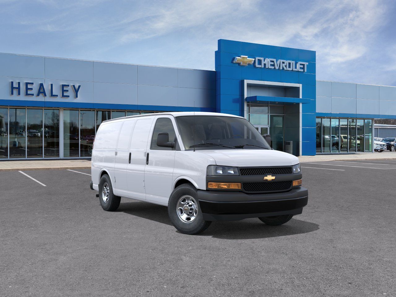 Photo view of 2026 Chevrolet Express Cargo Van in White