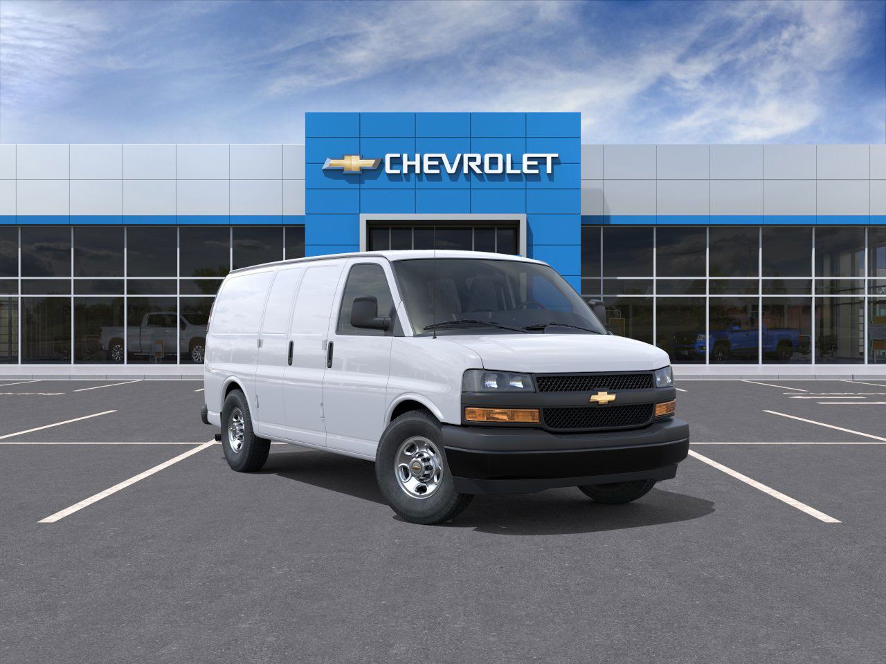 Photo view of 2026 Chevrolet Express Cargo Van in White