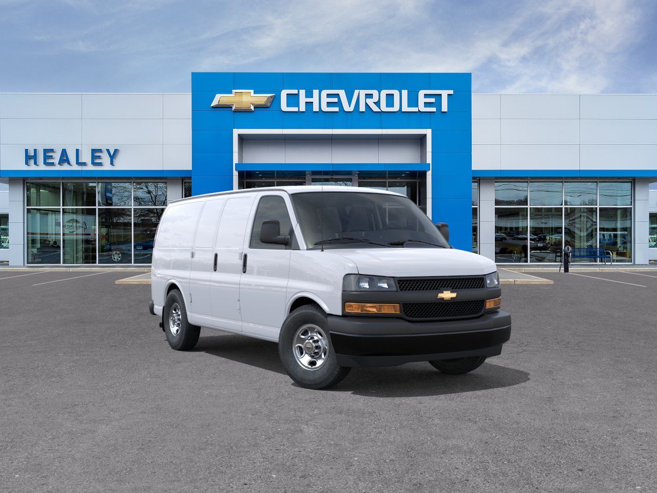 Photo view of 2026 Chevrolet Express Cargo Van in White