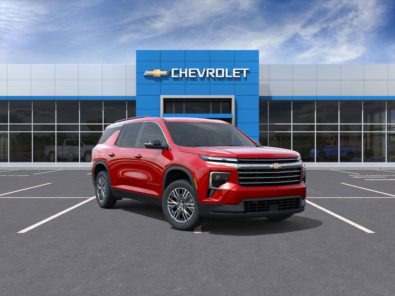 Photo view of 2025 Chevrolet Traverse in Red