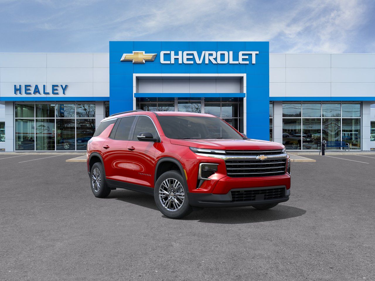 Photo view of 2026 Chevrolet Traverse in Red