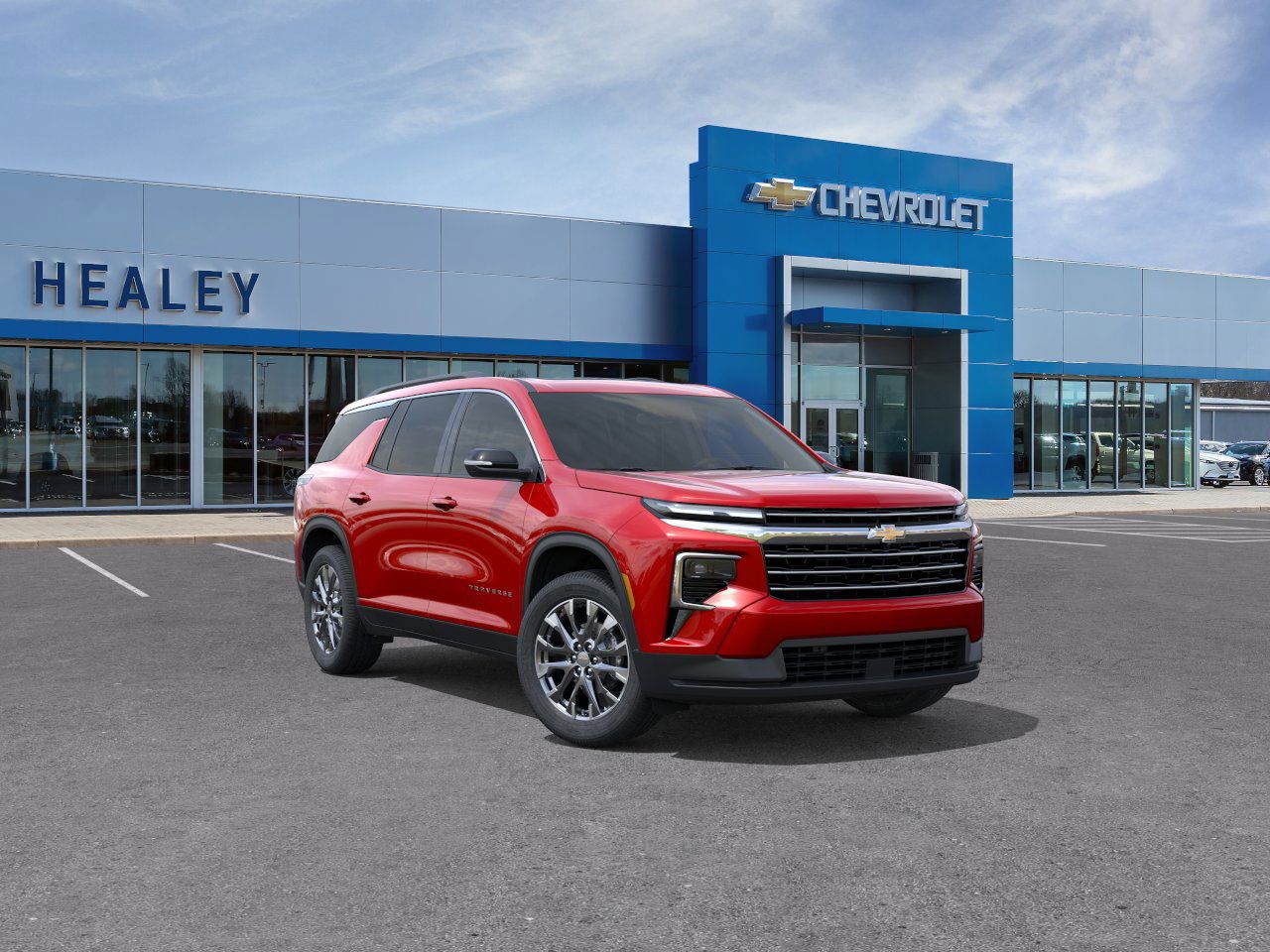 Photo view of 2026 Chevrolet Traverse in Red