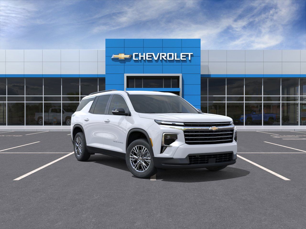 Photo view of 2026 Chevrolet Traverse in White