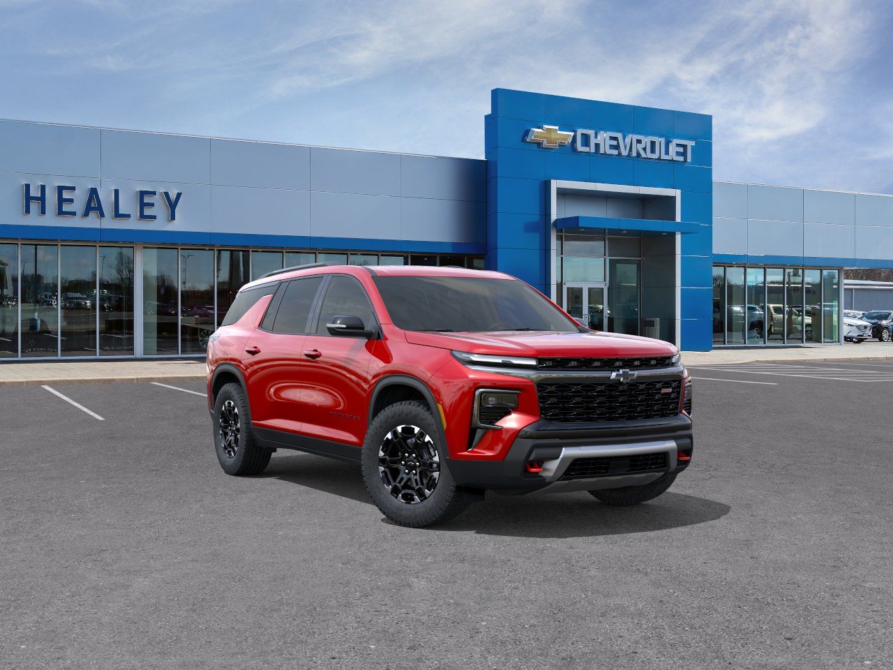 Photo view of 2027 Chevrolet Traverse in Red