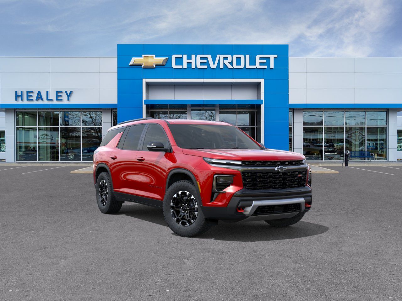 Photo view of 2027 Chevrolet Traverse in Red