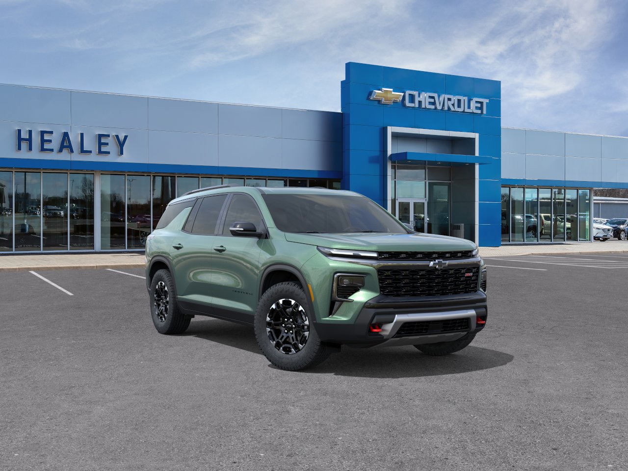 Photo view of 2027 Chevrolet Traverse in Green