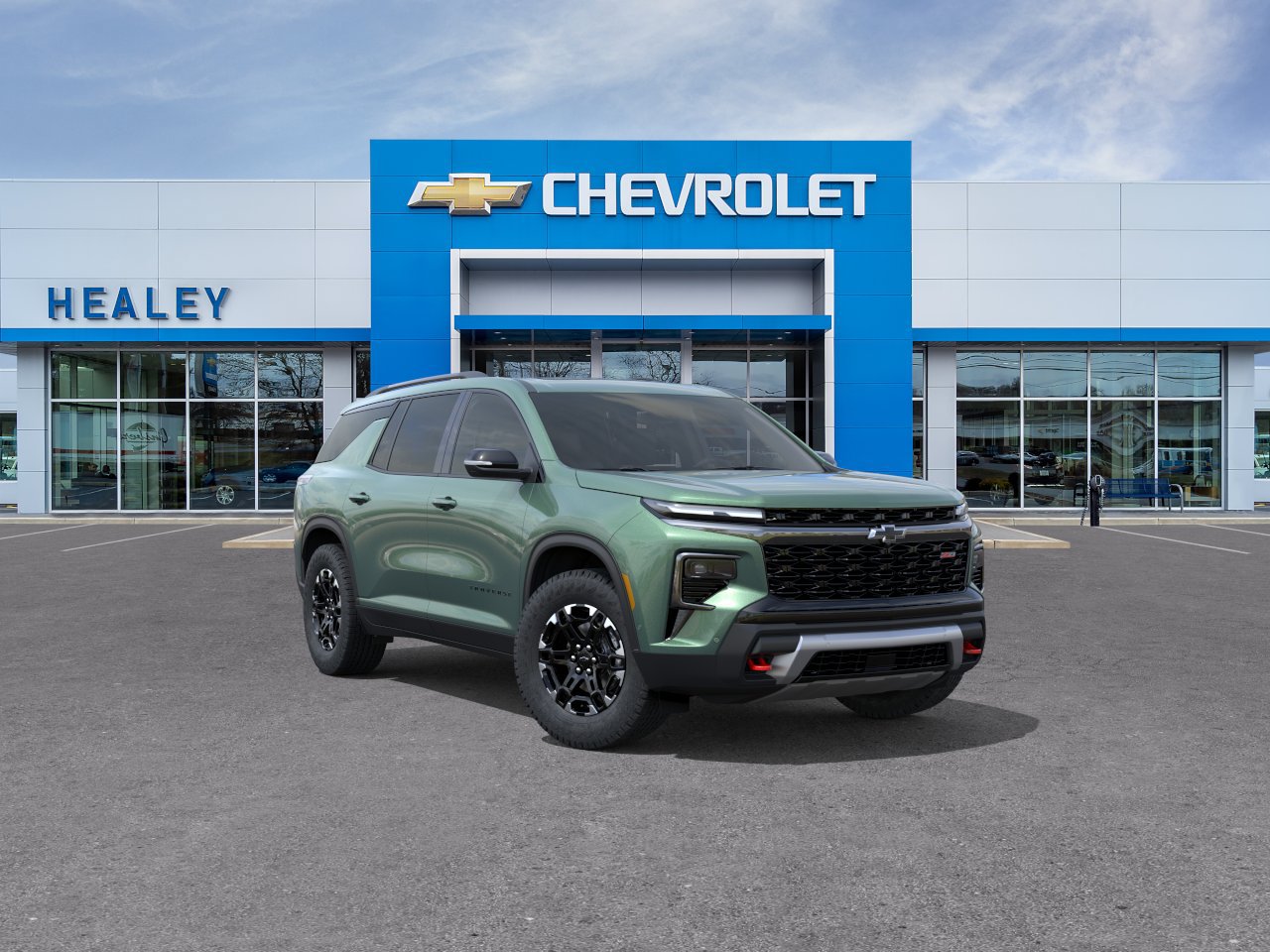 Photo view of 2027 Chevrolet Traverse in Green