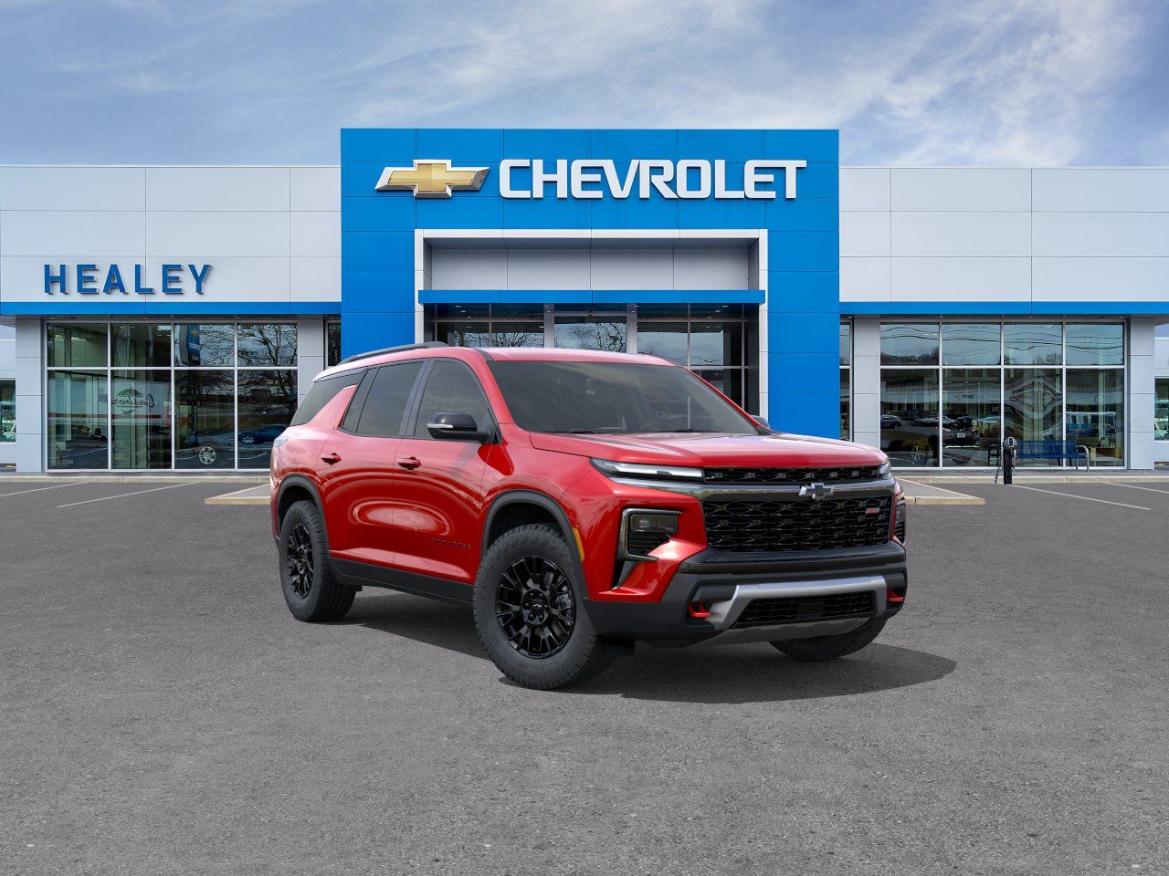 Photo view of 2026 Chevrolet Traverse in Red