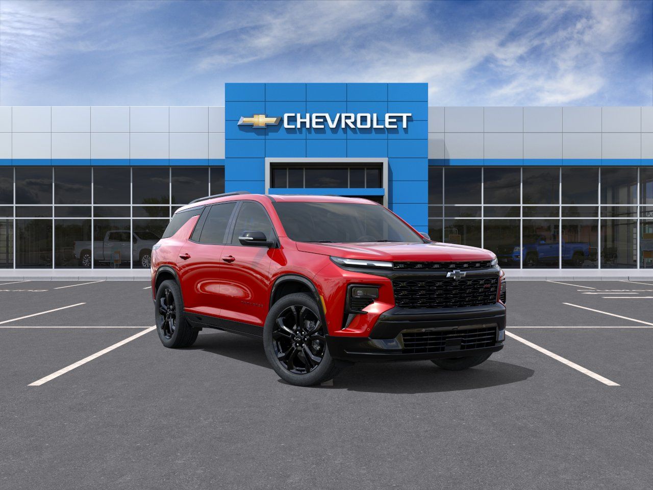 Photo view of 2027 Chevrolet Traverse in Red
