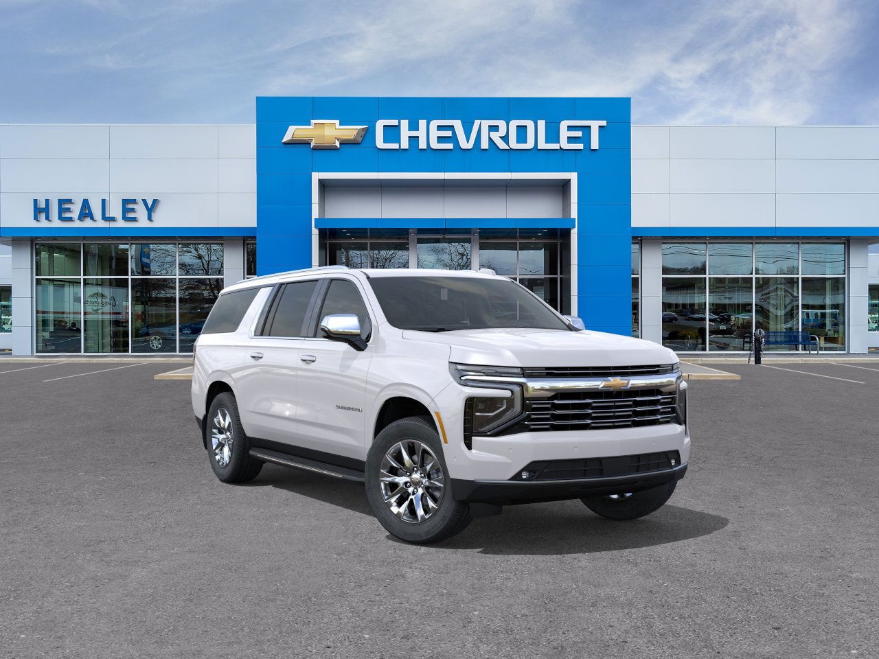 Photo view of 2025 Chevrolet Suburban in White
