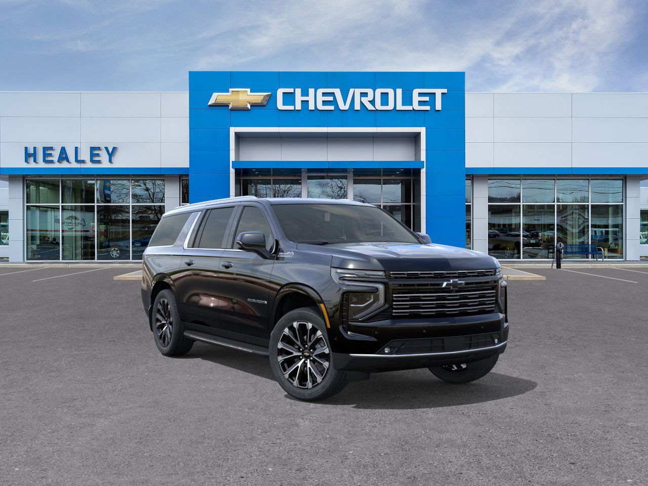 Photo view of 2025 Chevrolet Suburban in Black