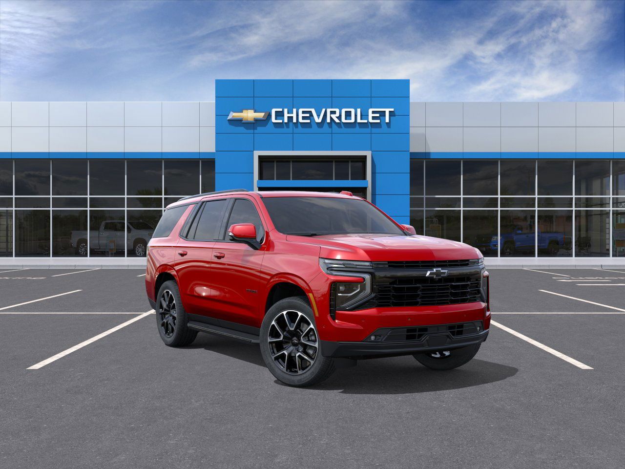 Photo view of 2026 Chevrolet Tahoe in Red