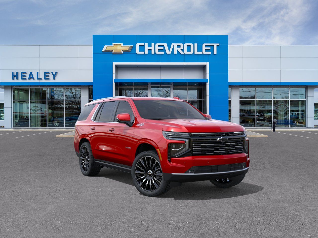 Photo view of 2026 Chevrolet Tahoe in Red