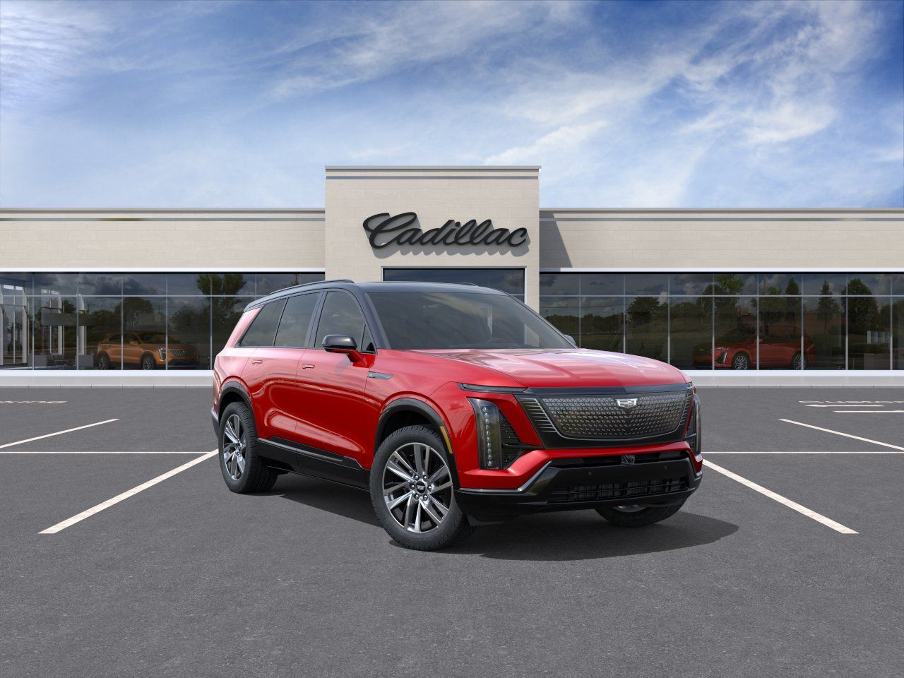 Photo view of 2027 Cadillac VISTIQ in Red