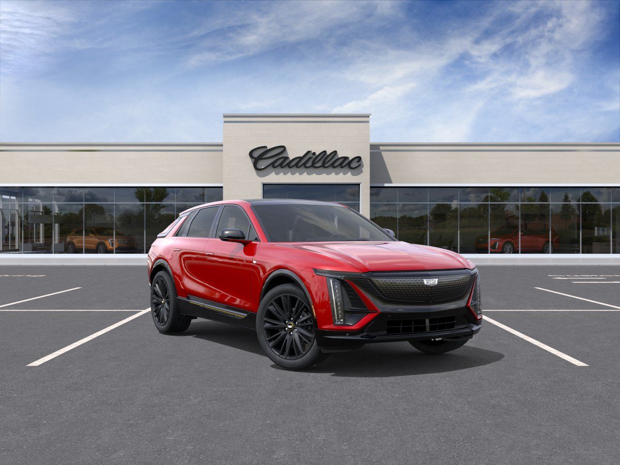 Photo view of 2026 Cadillac LYRIQ in Red