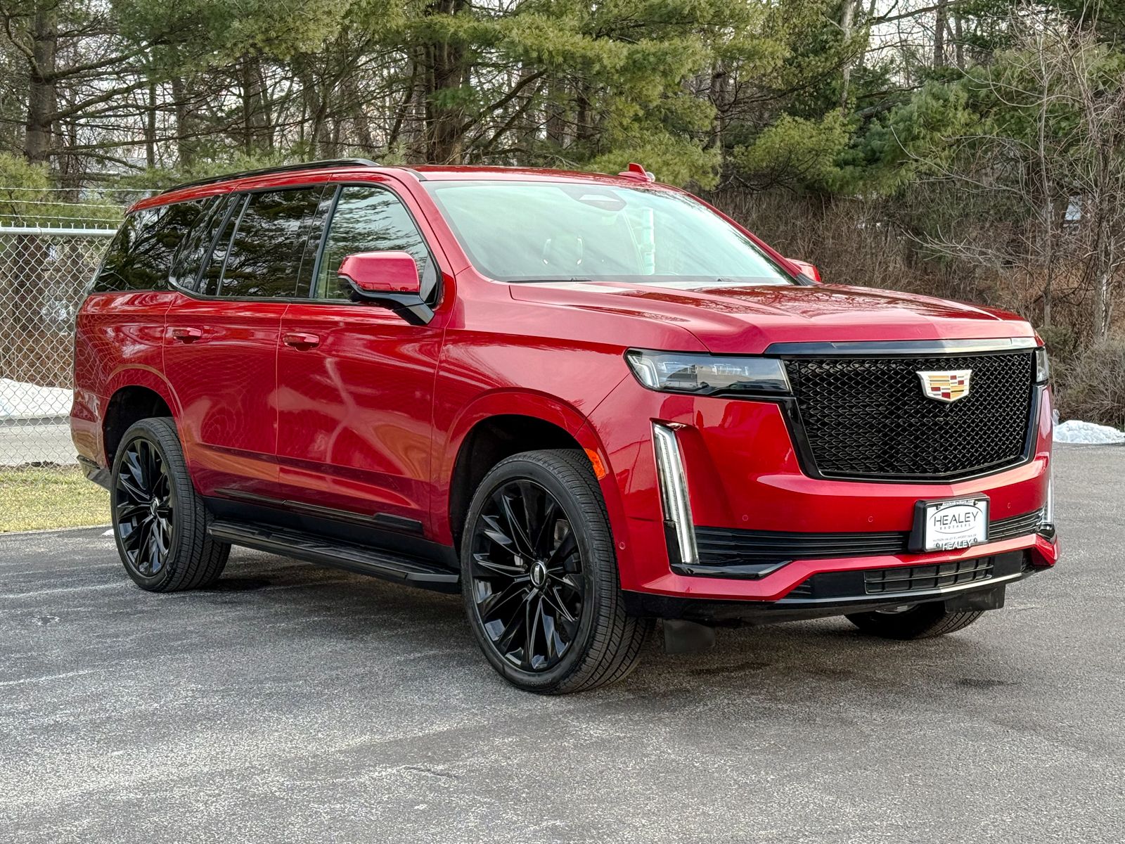 Photo view of 2023 Cadillac Escalade in Red