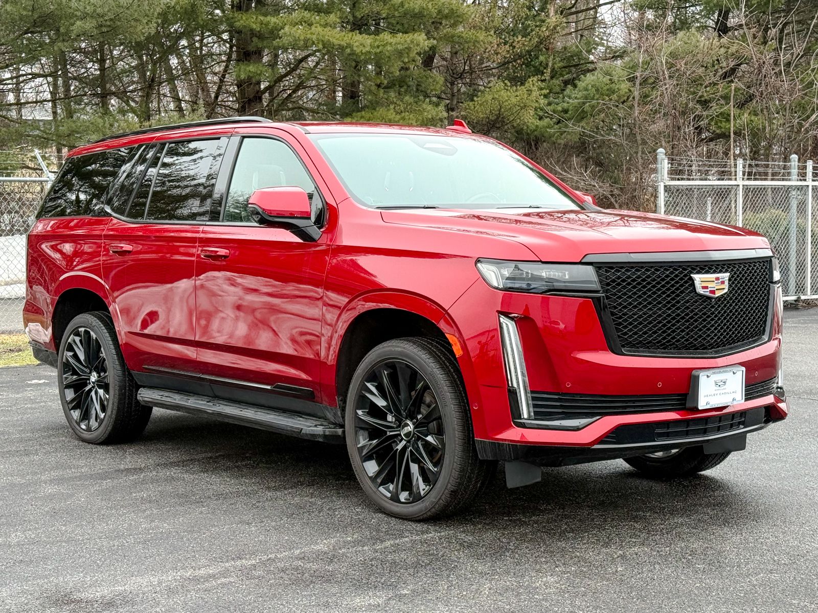 Photo view of 2023 Cadillac Escalade in Red