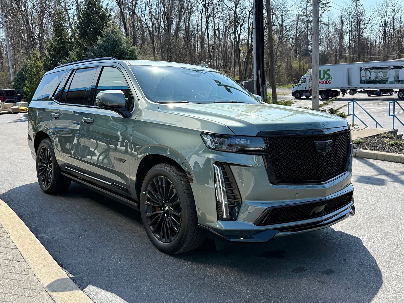 Photo view of 2023 Cadillac Escalade in Green