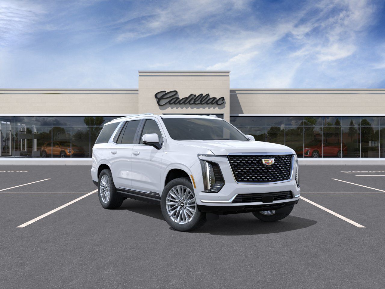 Photo view of 2026 Cadillac Escalade in White