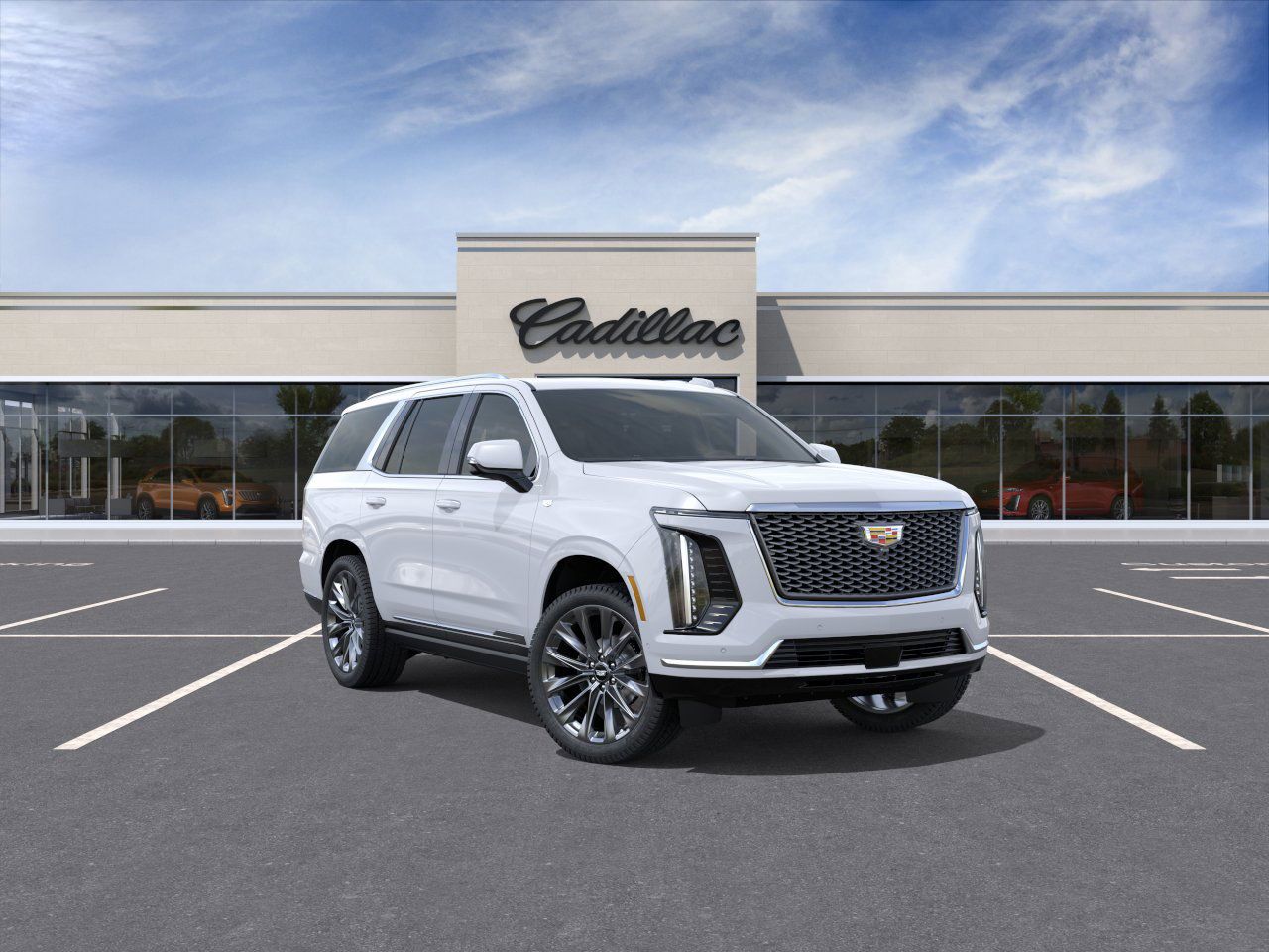 Photo view of 2026 Cadillac Escalade in White