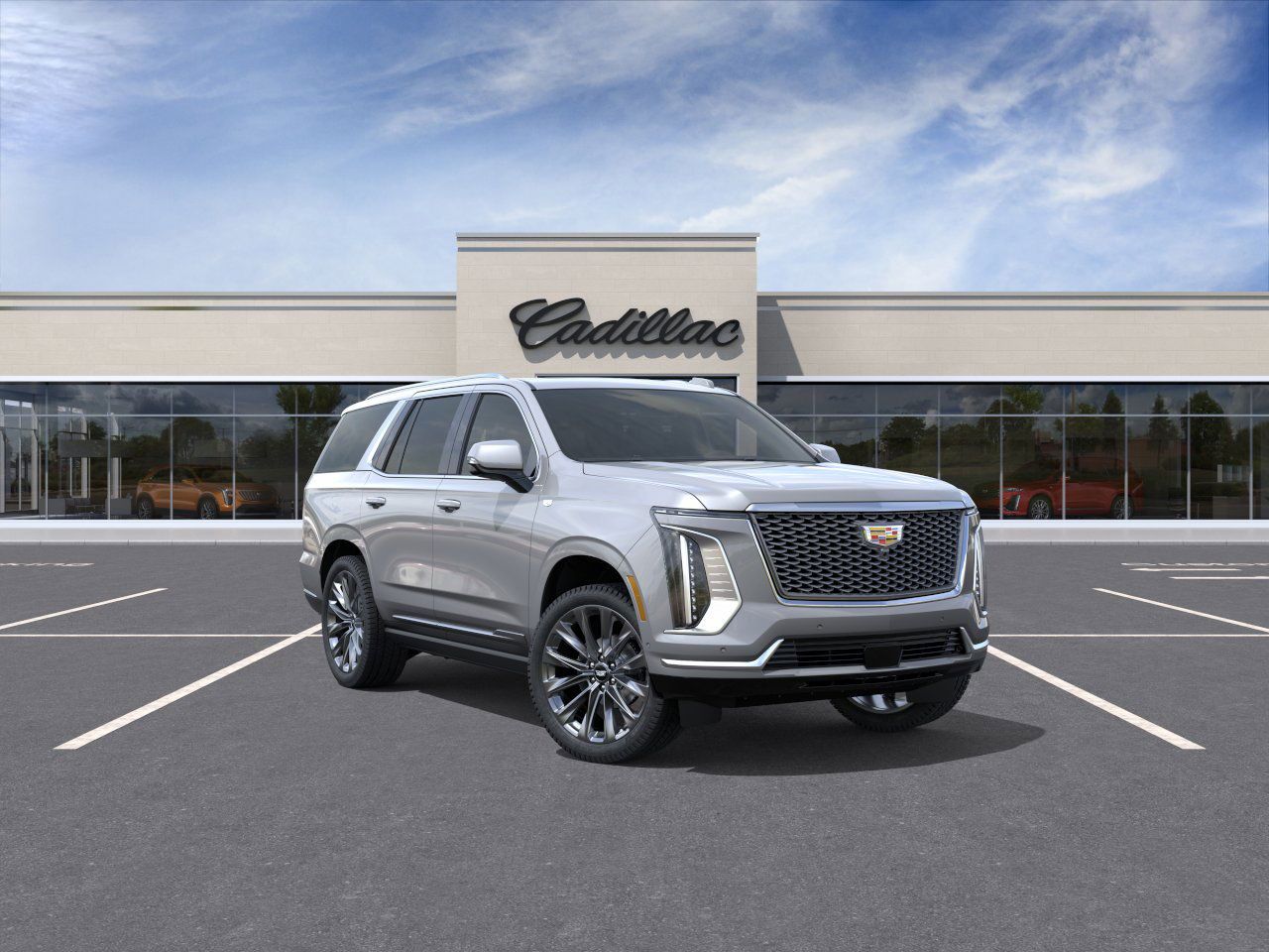 Photo view of 2026 Cadillac Escalade in Silver