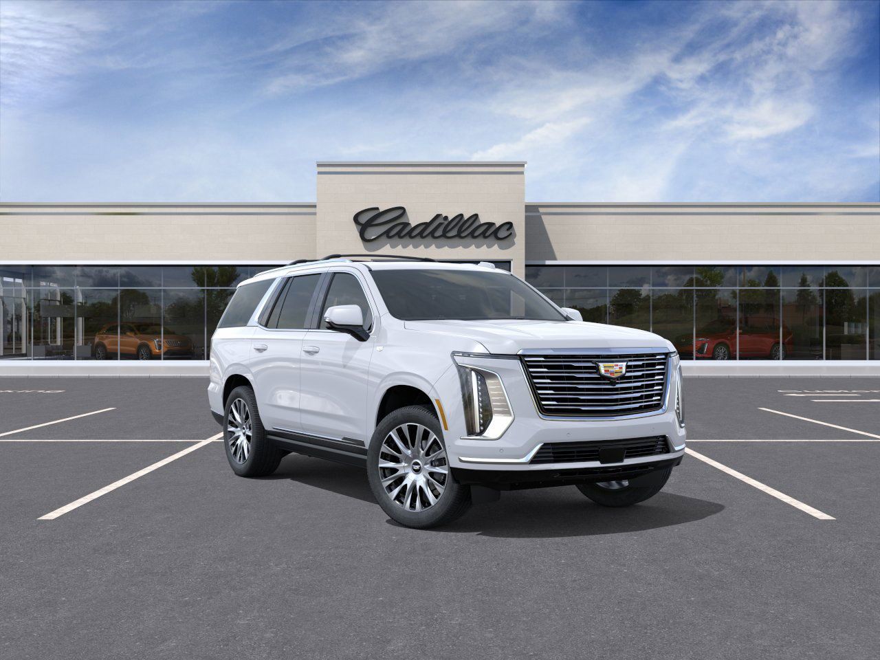 Photo view of 2026 Cadillac Escalade in White