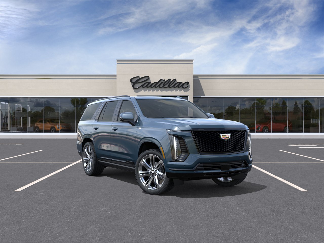 Photo view of 2026 Cadillac Escalade in Blue