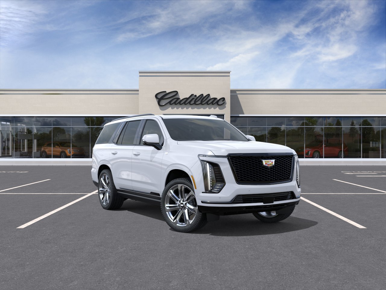 Photo view of 2026 Cadillac Escalade in White