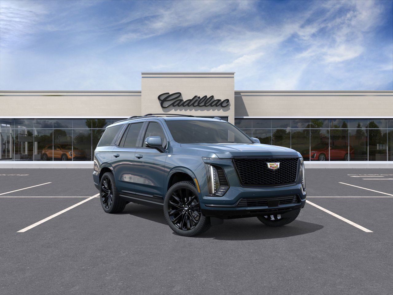 Photo view of 2025 Cadillac Escalade in Blue