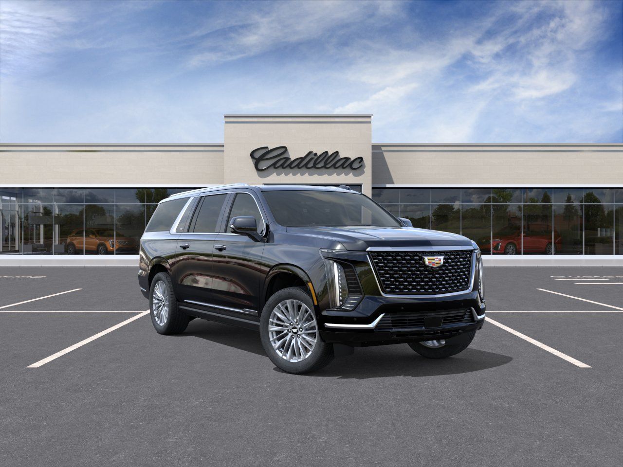 Photo view of 2026 Cadillac Escalade ESV in Black