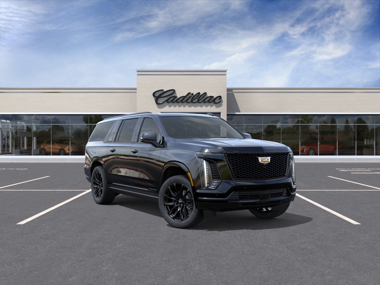Photo view of 2026 Cadillac Escalade ESV in Black