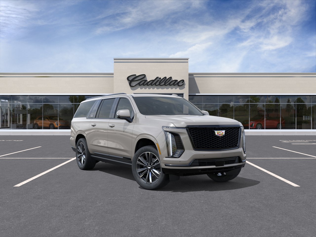 Photo view of 2027 Cadillac Escalade ESV in Tan