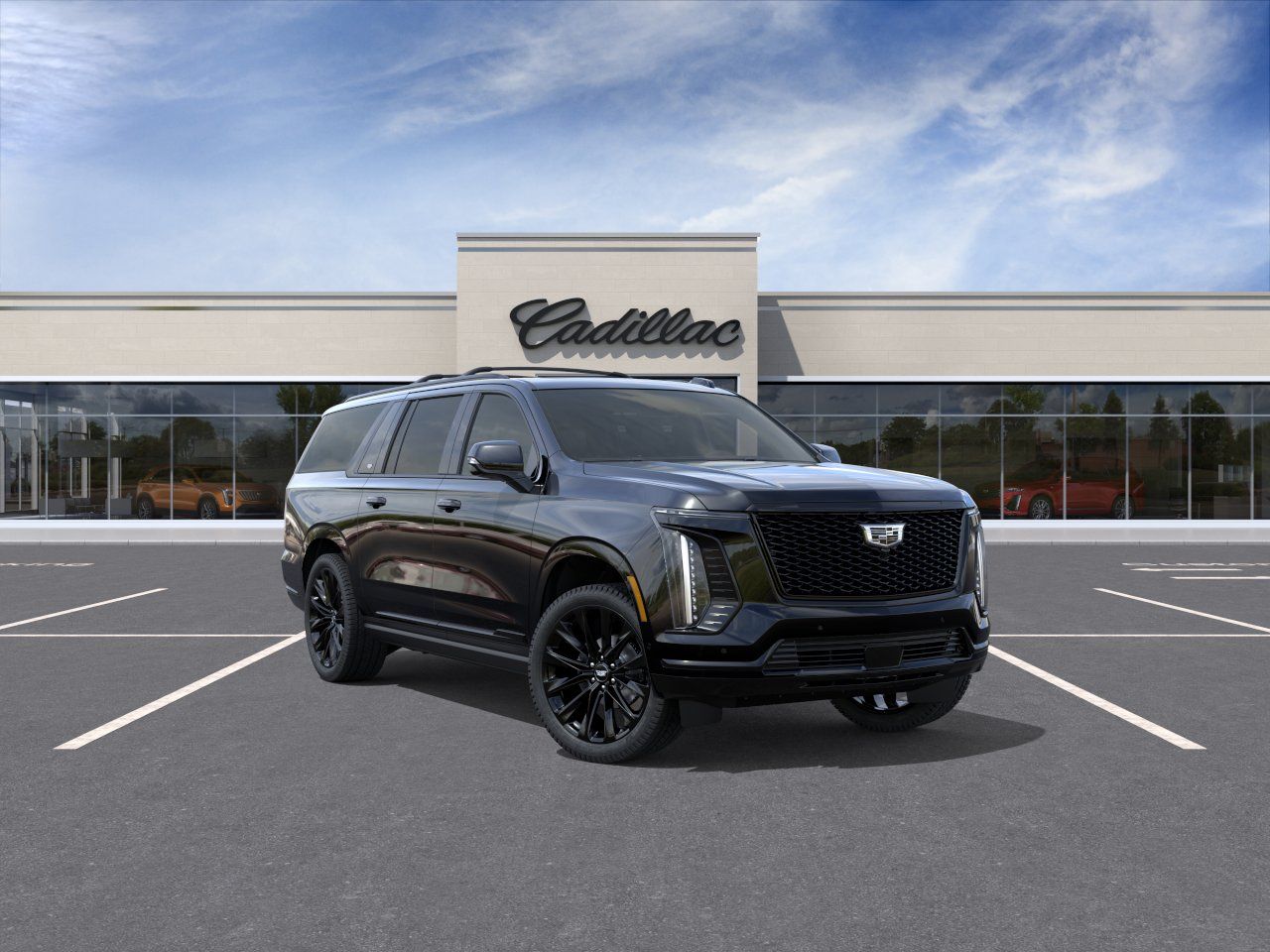 Photo view of 2026 Cadillac Escalade ESV in Black